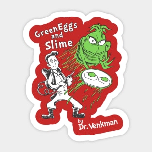 Green Eggs and Slime Sticker